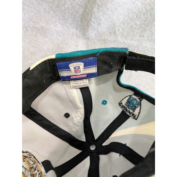 Vintage Jacksonville Jaguars Reebok NFL One Size Cap Adjustable Strapback Signed - Picture 12 of 12
